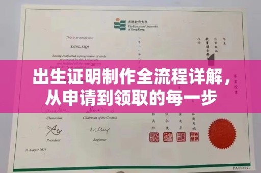 宁武出生证明制作全流程详解，从申请到领取的每一步