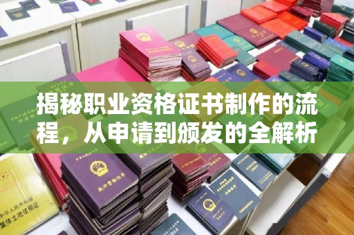 宁武揭秘职业资格证书制作的流程，从申请到颁发的全解析