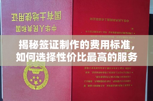 宁武揭秘签证制作的费用标准，如何选择性价比最高的服务？
