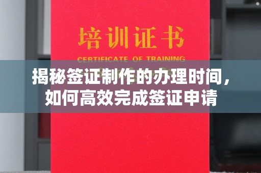 宁武揭秘签证制作的办理时间，如何高效完成签证申请