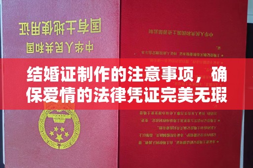 宁武结婚证制作的注意事项，确保爱情的法律凭证完美无瑕