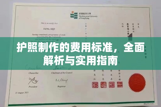 宁武护照制作的费用标准，全面解析与实用指南